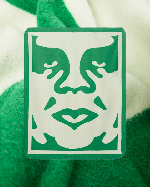 AaBe X OBEY ICON FACE GREEN MULTI
