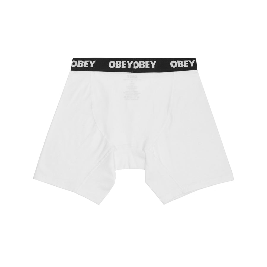 ESTABLISHED WORK 2 PACK BOXERS WHITE