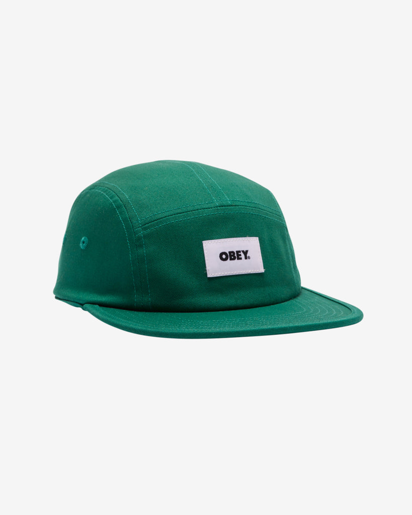 BOLD LABEL ORGANIC 5 PANEL HAT ADVENTURE GREEN | OBEY Clothing