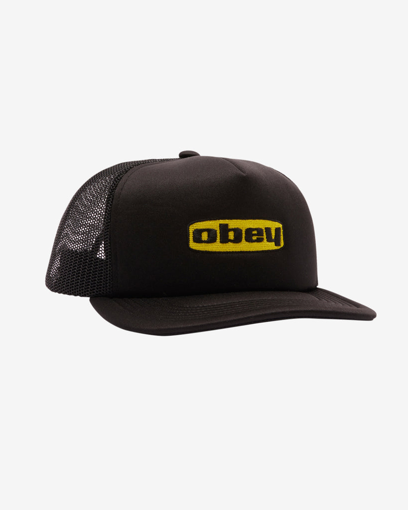 OBEY DIRECT TRUCKER BLACK | OBEY Clothing