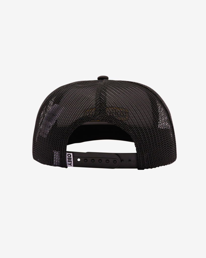 OBEY DIRECT TRUCKER BLACK | OBEY Clothing