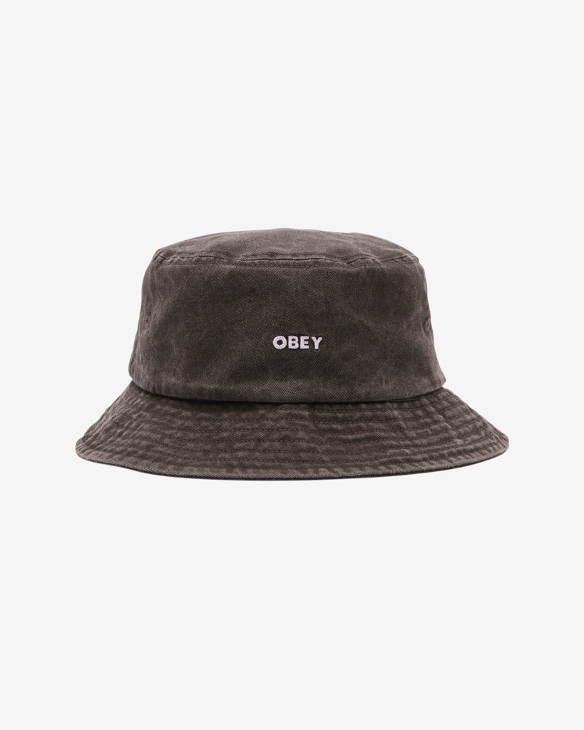 BOLD PIGMENT BUCKET HAT PIGMENT BLACK | OBEY Clothing