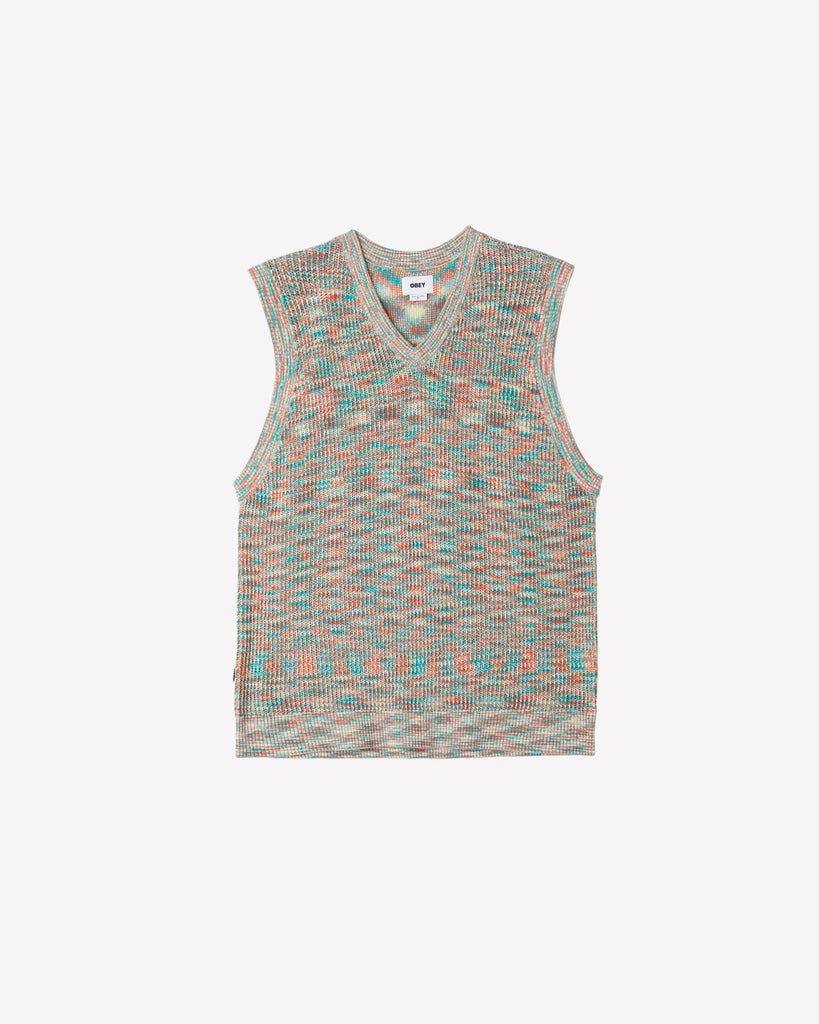 CLYNTON SWEATER VEST MULTI | OBEY Clothing