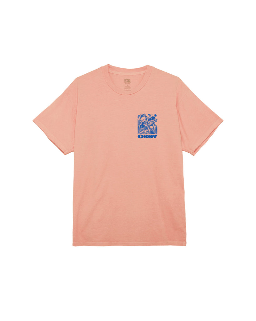 OBEY EYES IN MY HEAD - CLASSIC PIGMENT TEES PIGMENT SUNSET CORAL | OBEY Clothing