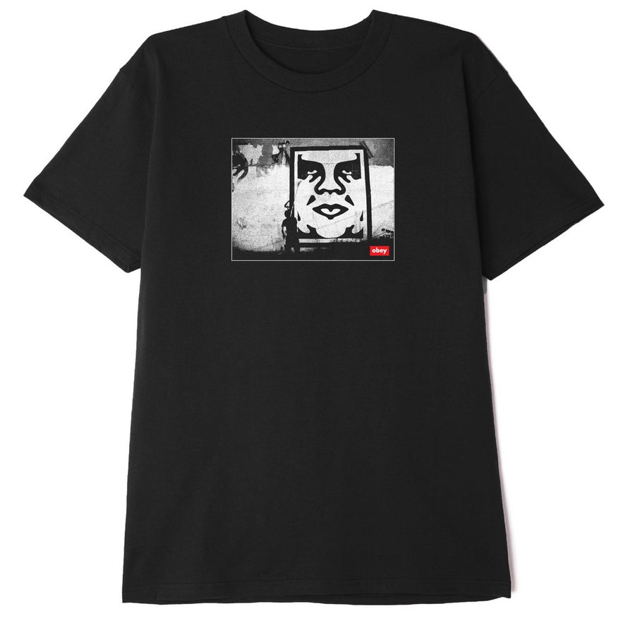 OBEY NEW YORK PHOTO CLASSIC TEES BLACK