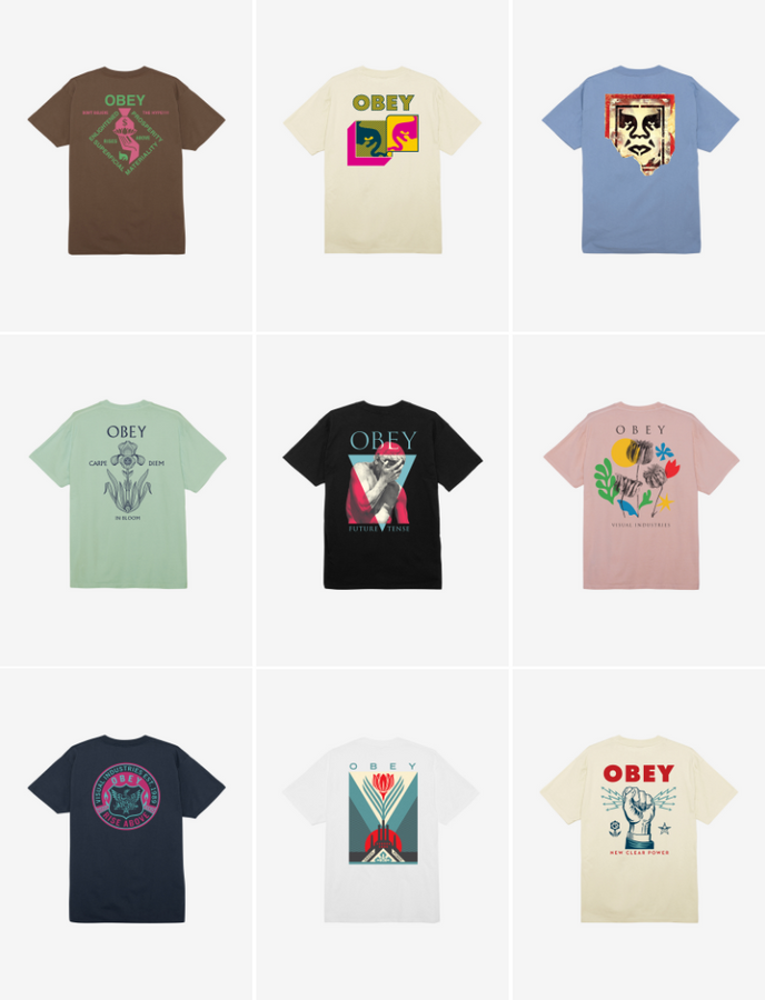 Obey t top shirt singapore